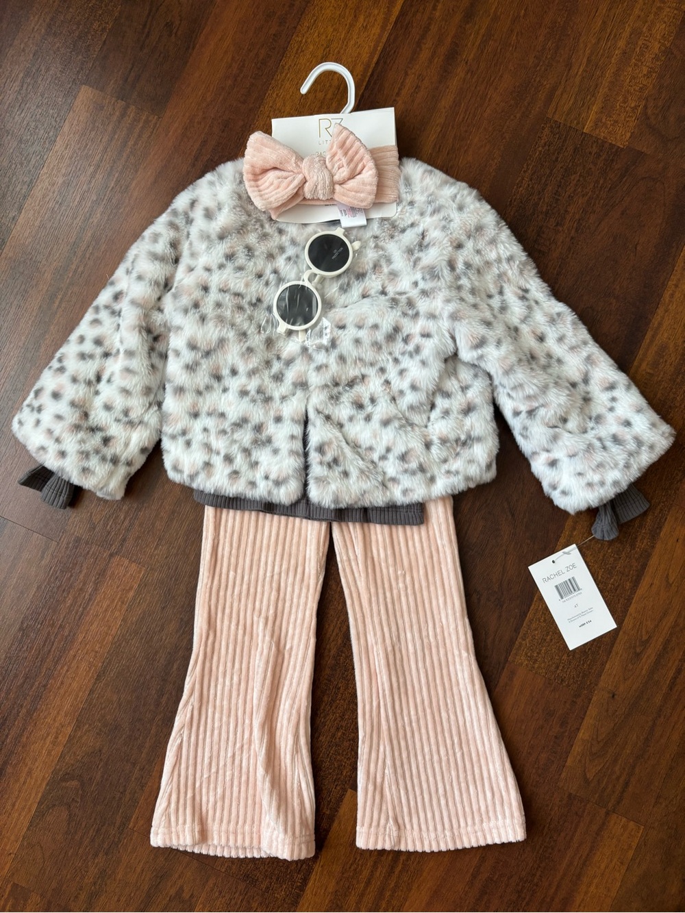 Rachel Zoe Kids 5 Piece Set in Blush Pink and Cream NWT - Size 4T